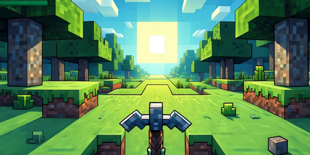 Minecraft video game PC